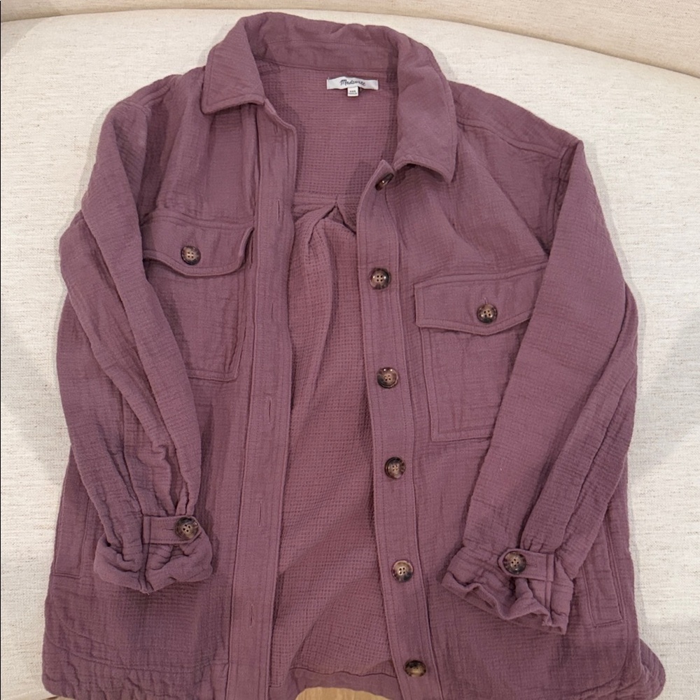 Free People Mauve Utility Jacket